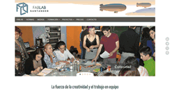 Desktop Screenshot of fablabsantander.org